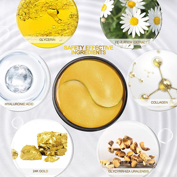 Luxurious gold eye mask patch, deeply nourishing and revitalizing new life