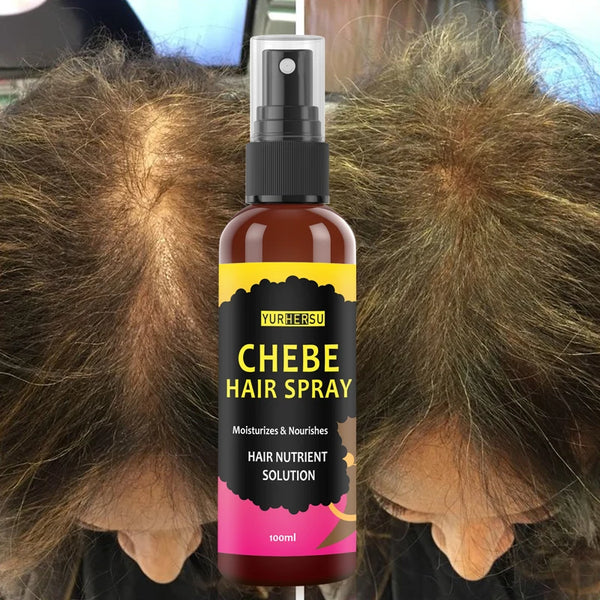 YURHERSU CHEBE Hair Loss Treatment Natural Hair Growth Spray Hair Growth Smoothing Frizz Control Chebe Growth Spray