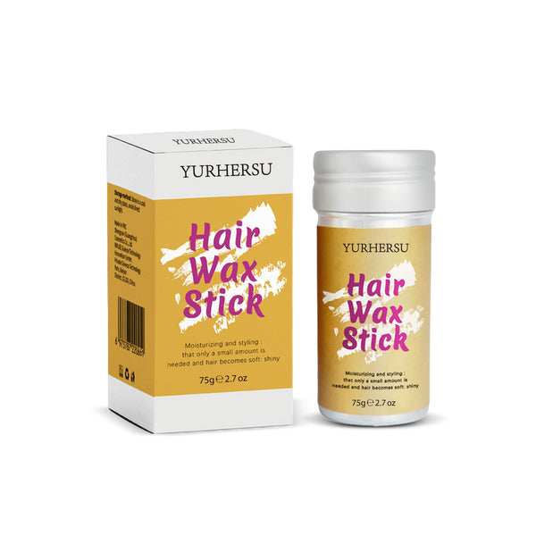 Say goodbye to flat hair and easily create a three-dimensional hairstyle - professional grade hair wax stick, natural luster is more eye-catching